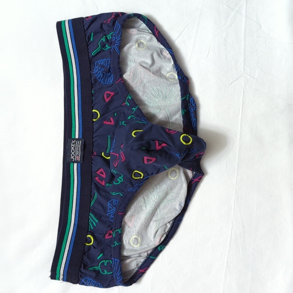 Men's Jockey Low Rise Briefs, XL, Like New, Navy
